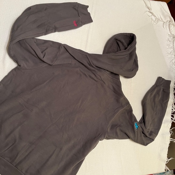 🩶🩷🩵 Nerd HQ 🩵🩷🩶 relaunch Hoodie grey Men's L - Picture 3 of 15